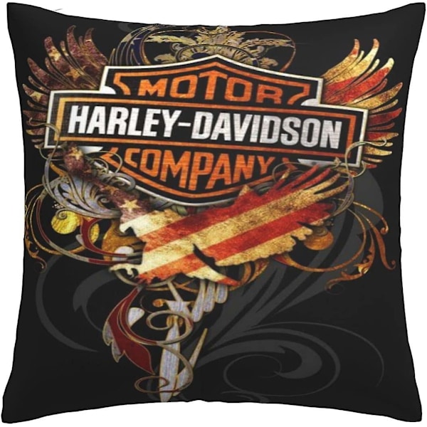 Cushion cover Harley Davidson Warm and soft cover for decorative pillowcases in sofa bed outdoor cushion