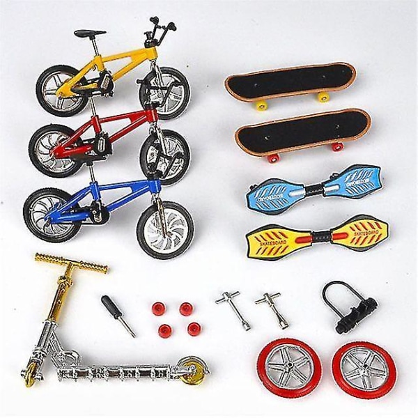 Minisparkcykel tvåhjulig skoter för barn pedagogisk skateboard för cykelgrepp (5-C)