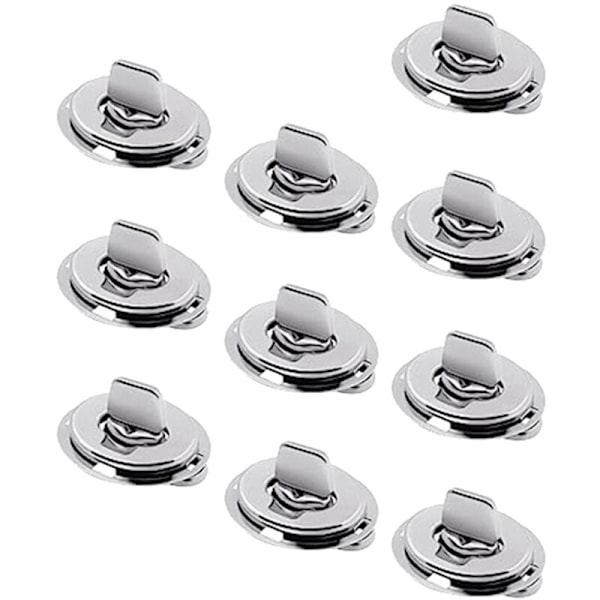 Turnbuckle Common Sense Fasteners, Metal Knobs for Boats, Sailboats, Motorhomes, Dinghy and Caravans (10PC)