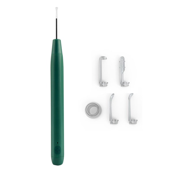 Trådlös öronvaxborttagare Clean Endoscope Spoon Pick HD-kamera green