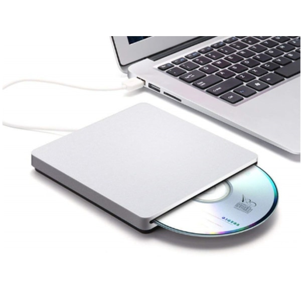 Extern CD/DVD-brännare med USB-gränssnitt för Macbook Pro Air Mac PC Laptop