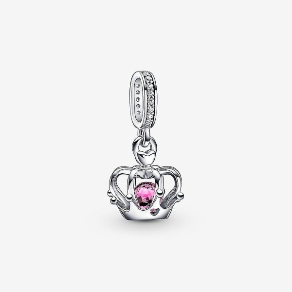 Äkta Pandora S925 Herr & Dam Sterling Silver Zirkonia Krona Charm