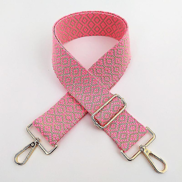 Justerbar taske-rem, skulderrem, bred Pink