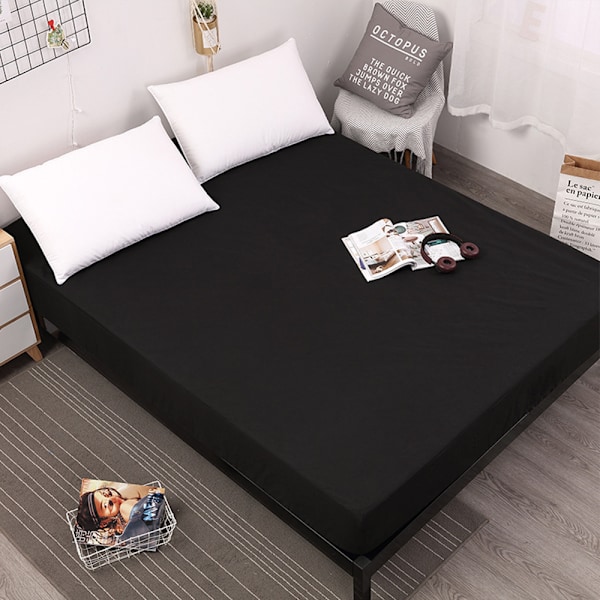 Waterproof mattress protector, black sheet, breathable mattress protector, waterproof mattress protector, moisture protection, sheet