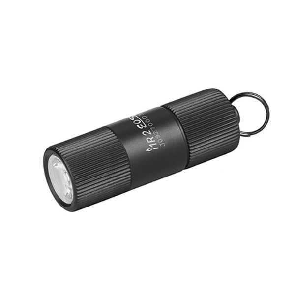 Mini Ficklampa Nyckelring LED EDC ficklampa Uppladdningsbar via USB typ