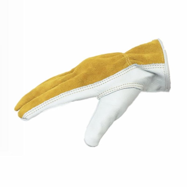 2 par flexibla tagg-resistenta handskar - bekväma arbetshandskar i läderxl