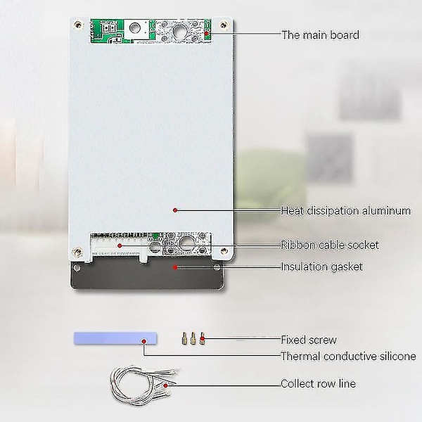 8s 24v 35a Lron Lithium Battery Protection Board for Electric Vehicle Scooter Bms with Equalizati