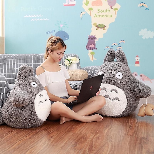 20-70cm Stor Myk Totoro Kosedyr Tegneserie Tonari No Totoro Plysj Pute Søte Fyllte Dukker For Barn Jenter Bursdagsgaver 70 cm