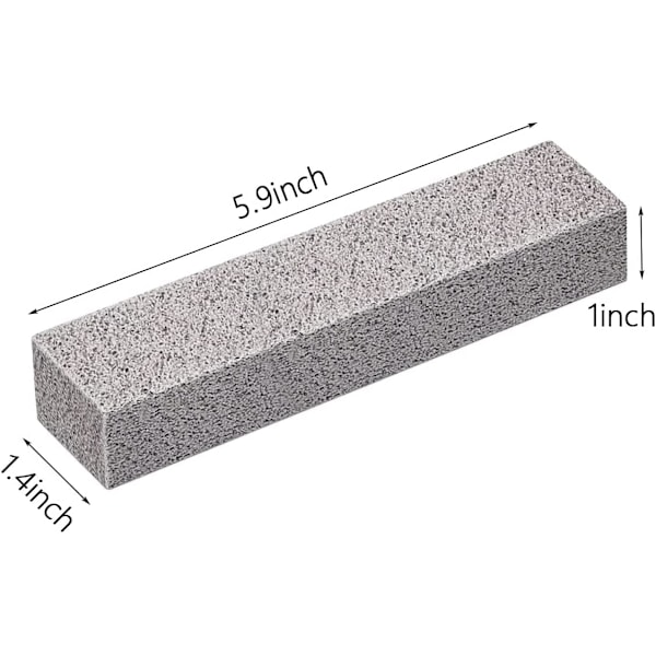 6-pak med pimpstein for rengjøring av toalettboller, skurepinner Powe