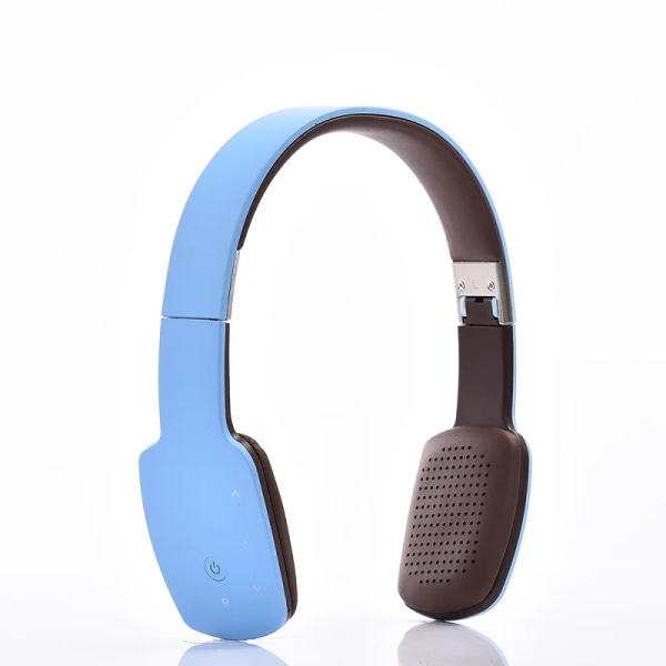 Bluetooth trådlösa hörlurar hopfällbara headset sport stereo hörlurar handsfree Bluetooth Blue