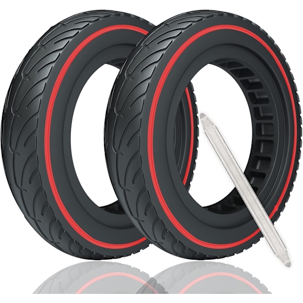 2pcs solid tire for Xiaomi M365 electric scooter, anti-slip