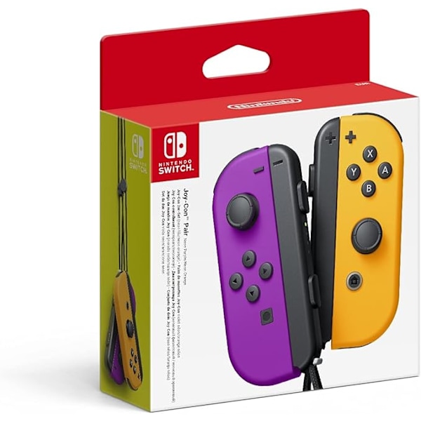 Nintendo Joy-Con (L/H) - Neonrød/Neonblå F&Q Neon Purple/Neon Orange