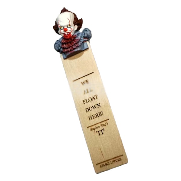 Horror bookmarks with character statues Resin personality