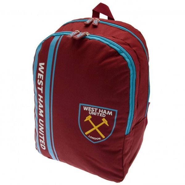 West Ham United FC Backpack One Size Maroon/Blue/Yellow Maroon/Blue/Yellow