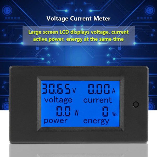 PEACEFAIR PZEM-051 DC 6,5-100V Digital power Energispänning Strömmätare (50A shunt)