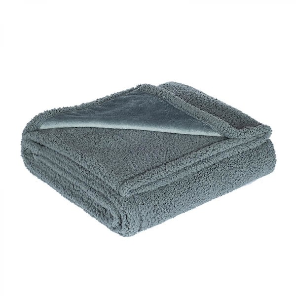 Waterproof Blanket Love Blanket for Couples Waterproof Splash Guard Gray 71*100CM