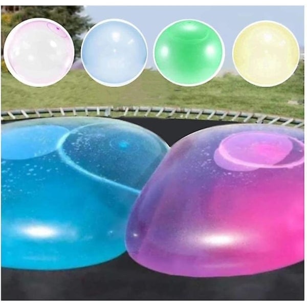 2 stk Jelly Ballong Ball Boble Ball, Ballong Oppblåsbar Vannfylt Ball Myk Gummiball-WELLNGS