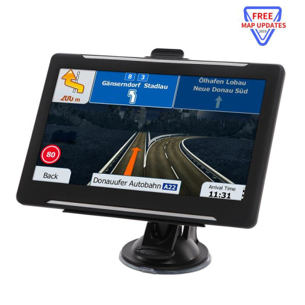 GPS-navigator för bil lastbil Bilkartauppdatering 7 tum