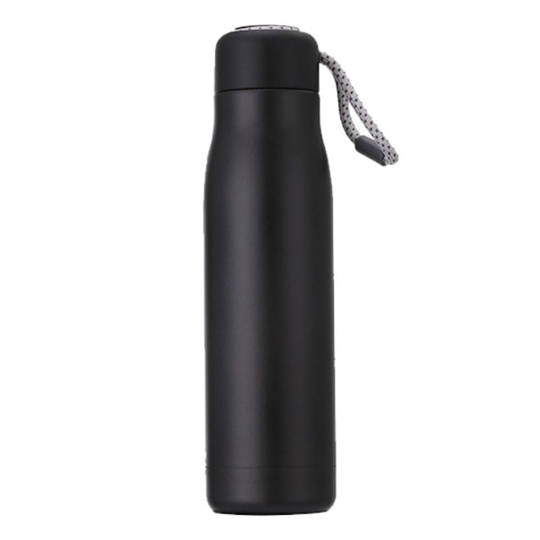 Stainless Steel Vacuum Insulated Reusable Water Bottle Black KLB