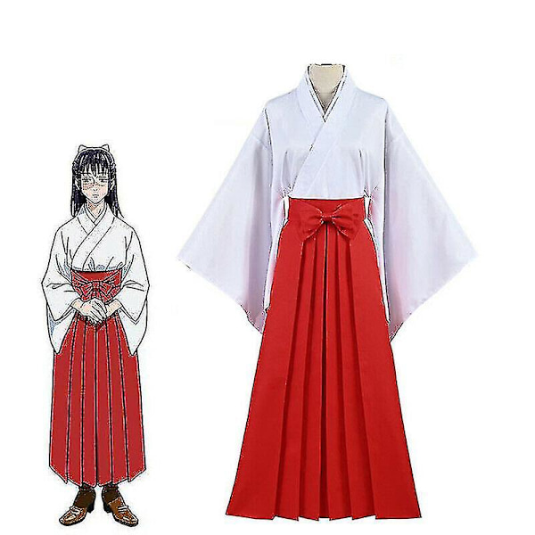 Anime Jujutsu Kaisen Iori Utahime Cosplay Kostyme Kimono Halloween Antrekk for Kvinner 2XL