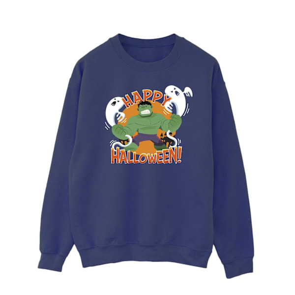 Marvel Herre Hulk Happy Halloween Sweatshirt L Marinblå Navy Blue L