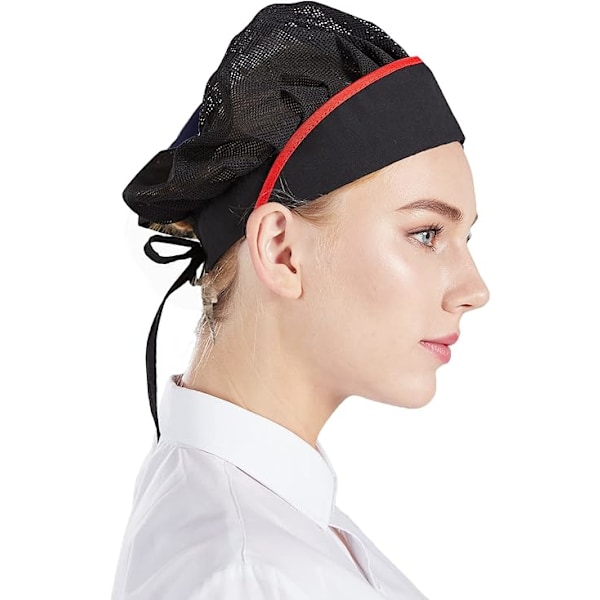 1pc Chef's hat Kitchen hat Food service Hair net Kitchen hat