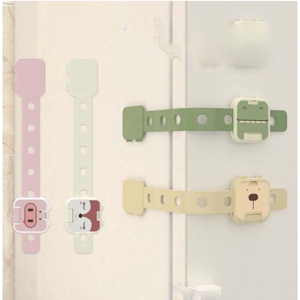 (Set of 8) Self Adhesive Child Safety Locker, Baby