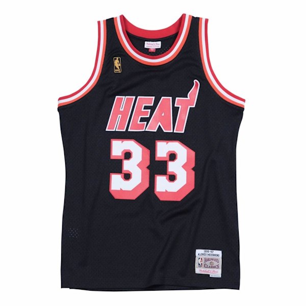 Mitchell & Ness NBA Miami Heat Alonso Mourning Swingman Trøje Sort 193 - 197 cm/XXL