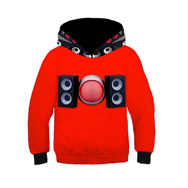 Børn Skibidi Toilet Titan Tv Man Hoodie Fashion Game Kameramand Sweatshirt Sjov Tegneserie Sweatshirt Til Børn Tøj D D XS 105cm-115cm