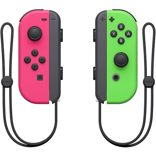 Nintendo Joy-Con (L/H) - Neonrød/Neonblå F&Q Neon Green/Neon Pink