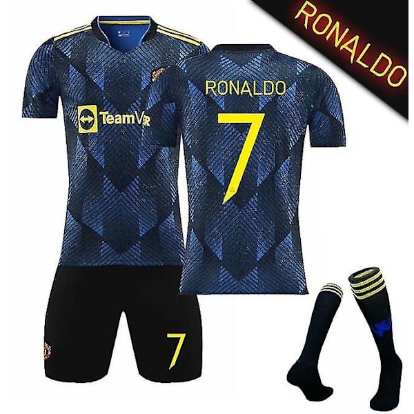 Champions League Version Two Away Cristiano Ronaldo Shirt No. 10 Rashford Dark Blue_1 CNMR - Perfect