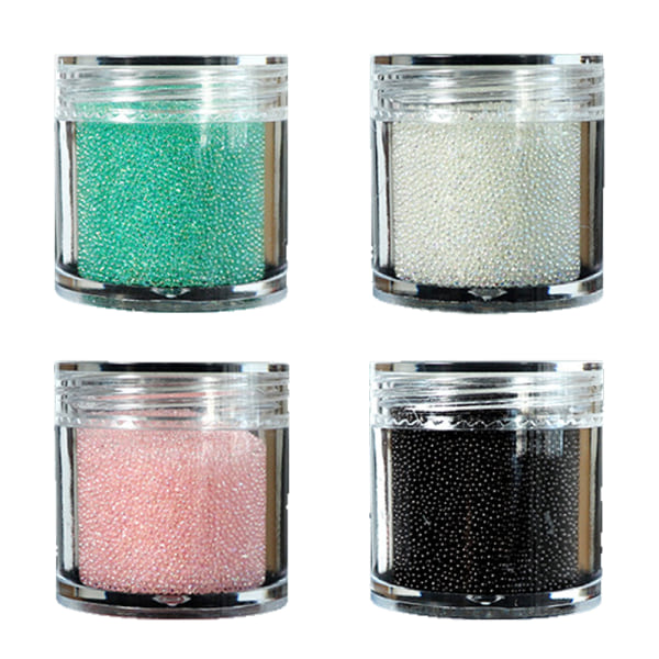 Mini kaviar nagelkristall pärlor