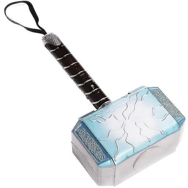 Marvel Avengers Thors Hammer, Thors Hammer med LED-lys og lyd Thors Battle Hammer Rollespillleke Marvel Superhelt-leke 1 stk