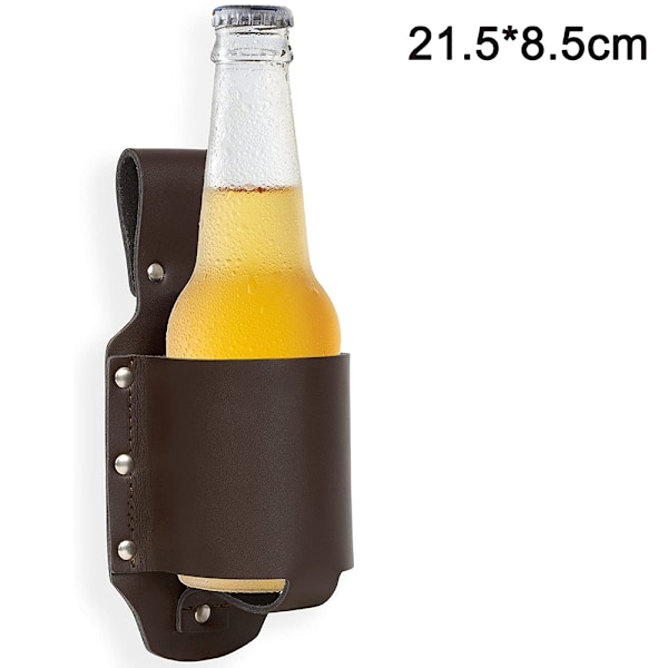 Beer holster for bottles and cans up to approx. 0.5 litres,