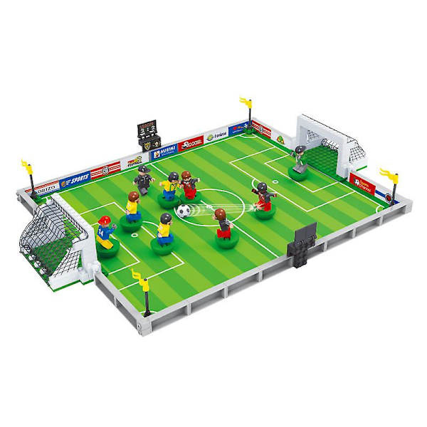 World Cup Soccer Field Assembled Building Blocks Set