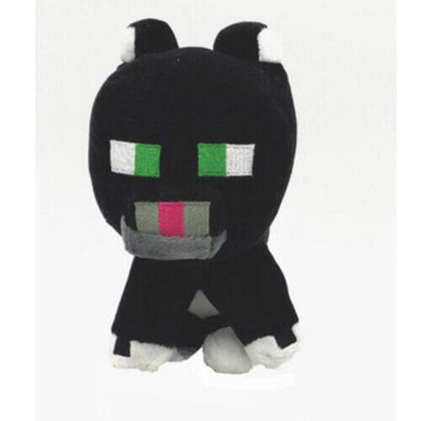 MINECRAFT Creeper Enderman Fyllning Plysch Myke Lekefigurer Presenter My World Oversized Do Black Cat(23cm)