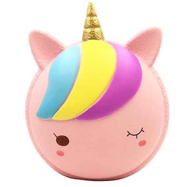 Slow recovery Oversized unicorn squishy, Anti-stress relaxation t pink 25*20*14cm