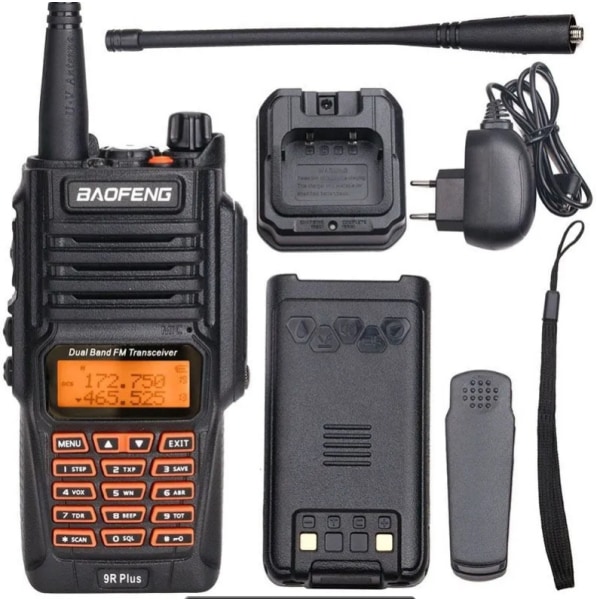 Walkie Talkie Komradi Baofeng UV-9R VHF UHF Dual Band 500