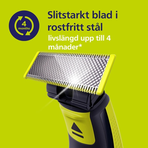 Philips OneBlade Pro styler og body kit med unik OneBlade-teknologi (modell QP620/50)