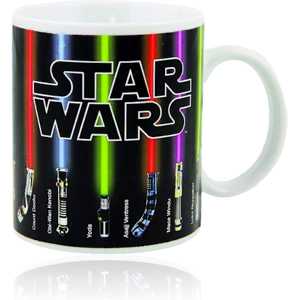 Benair USA Star Wars-krus, lyssverd vises med varme (12oz) - Skjør