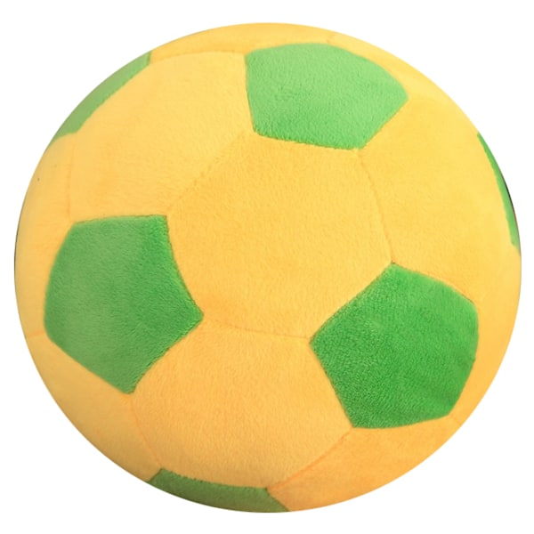 Plush fotballballer Myk utstoppet fotball gul yellow 30cm