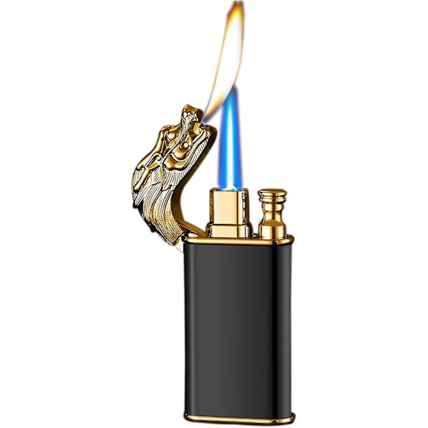 2022 New Dragon Lighter, Unique Torch Lighter Switchable Soft/Jet Flame, Butane Refillable Cool Li