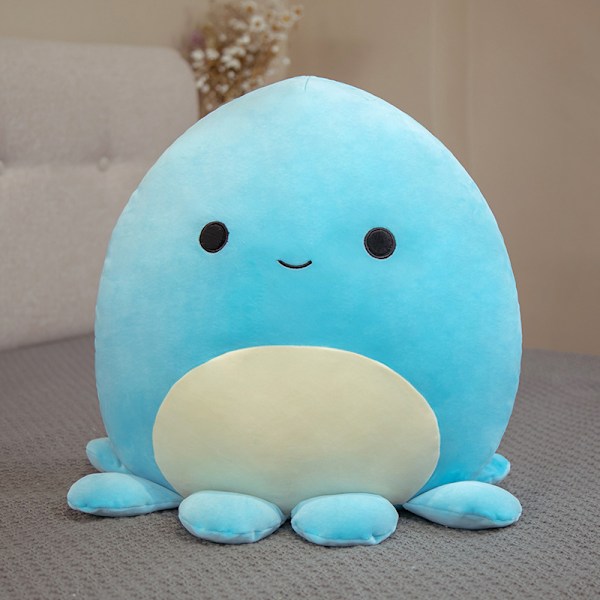 25 cm Squishmallow Blekksprut Plysjleke Fylt Dyr Plysjdukke Squishmallowing Pude Barn Gave