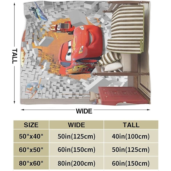 Vintage Salama McQueen Lasten Peitto Sohva tai Sänky Kaikki Vuodenajat Useita Kokoja Aikuisille Lapsille Teini-Ikäisille Hyvin Sopivat Makuuhuoneen Tarvikkeet-k273 50x40in 125x100cm
