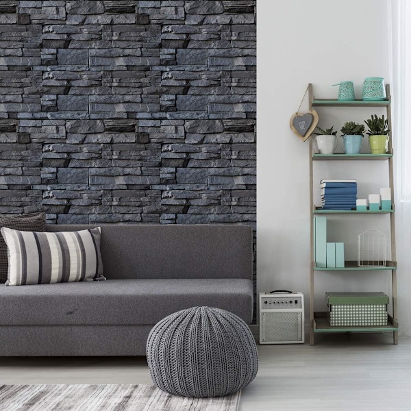 Self-adhesive volcanic stone to tile stickers - Material wall