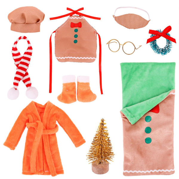 Christmas Elf Doll Accessories Set For Elf On The Shelf - Diy Elf Doll