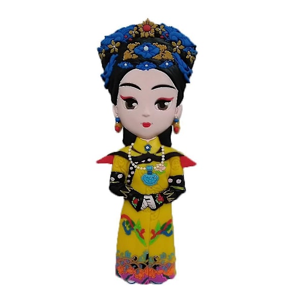 Kylmagnet PVC Peking Opera Ansiktsmakeup Drama Kyl