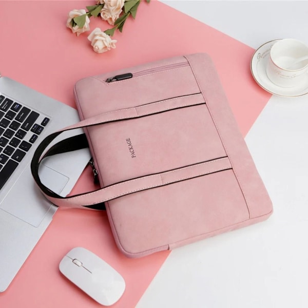 Laptop Taske Dame Notebook-Taske ROSA 14 14,6 tommer 14 14,6 tommer lyserød pink 14 14.6 inch-14 14.6 inch