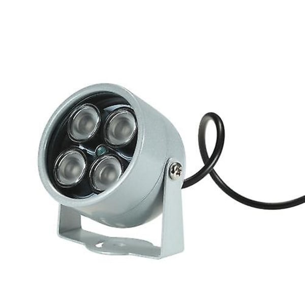 2 kpl tehokas LED-infrapunavalaisin CCTV-turvakameralle, hopea