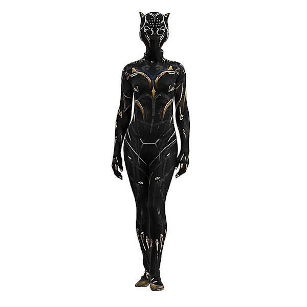 Black Panther 2 Kvindelig Jumpsuit Halloween Kostume, Cosplay yz 110cm